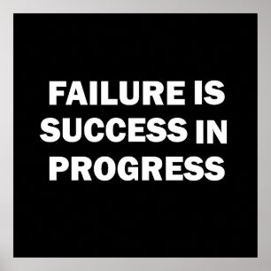 Motivational gym quotes for success  poster