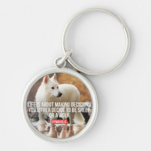 Motivational Gym Words Key Ring