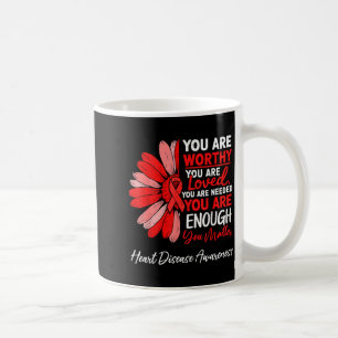 Motivational Heart Health Heart Disease Awareness Coffee Mug