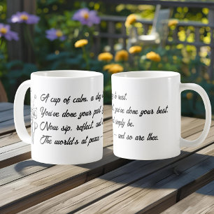 Motivational Heartwarming Quote Retirement Gift Coffee Mug