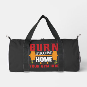 Motivational Home Gym Workout Duffle Bag