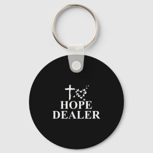 Motivational Hope Dealer - Jesus Cross Key Ring