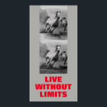 Motivational Horses Live Without Limits Pop Art Poster<br><div class="desc">Wild Horses Digital Artworks,  Paintings,  Pictures and Images</div>