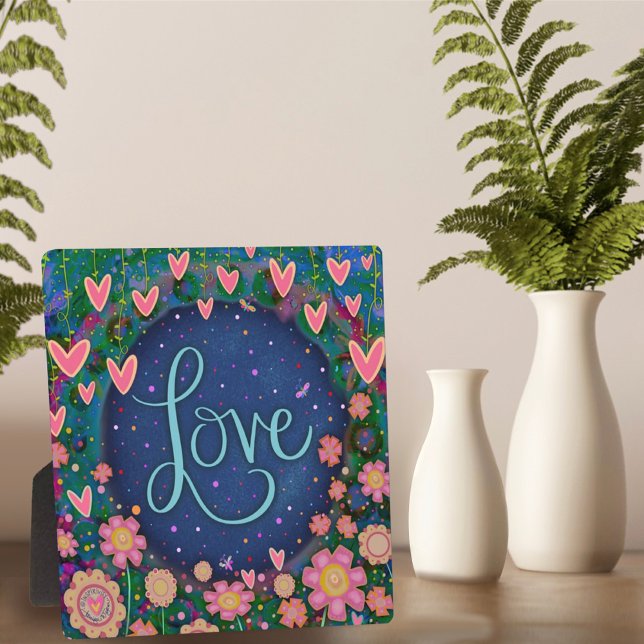 Motivational Inspirational Hearts Love Inspirivity Plaque (Creator Uploaded)