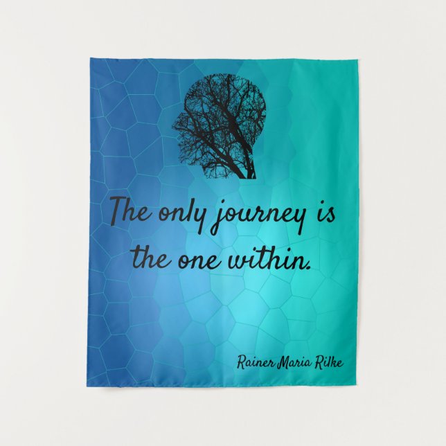 Motivational Inspirational Optimistic Message Tapestry (Front)