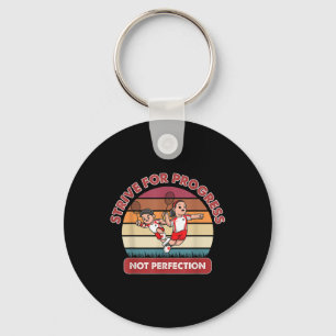Motivational Inspirational Positive Mindset Badmin Key Ring