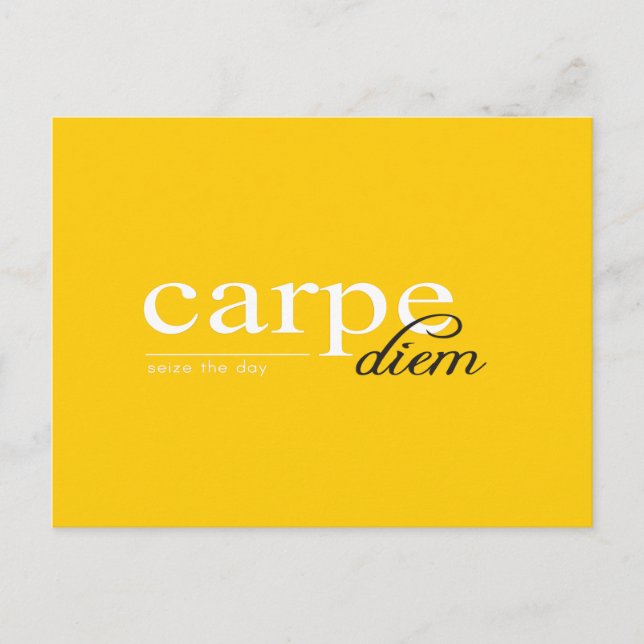 Motivational Inspirational Quote Postcard (Front)