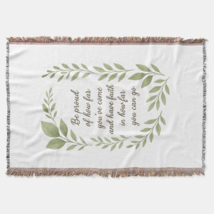 Motivational & Inspirational Quote Throw Blanket