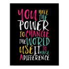 Motivational Inspirational Quote Typography Poster