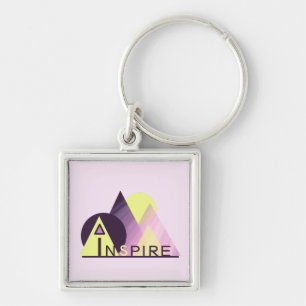 Motivational "INSPIRE" Key Chain