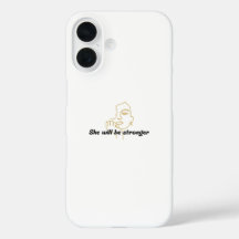 Motivational iPhone Case - She Will Be Stronger