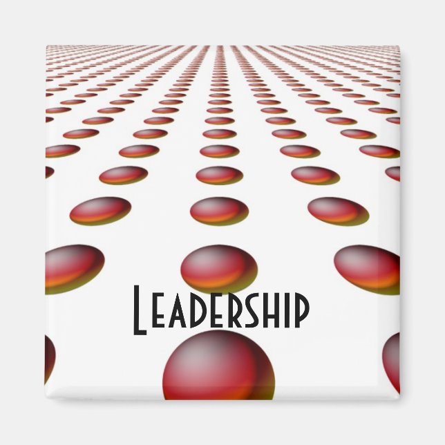 Motivational Leadership Design Magnet (Front)