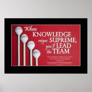 Motivational Leadership Quotes - Music Quote Poster