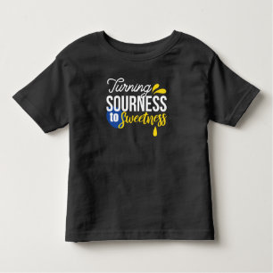 Motivational Lemon Quote From Sour to Sweet Toddler T-Shirt