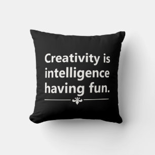 Motivational life quote cushion