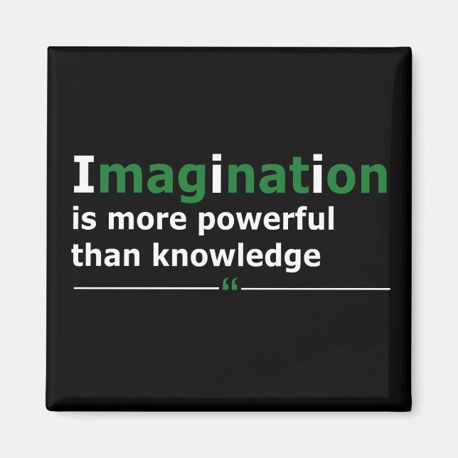 Motivational life quote magnet (Front)