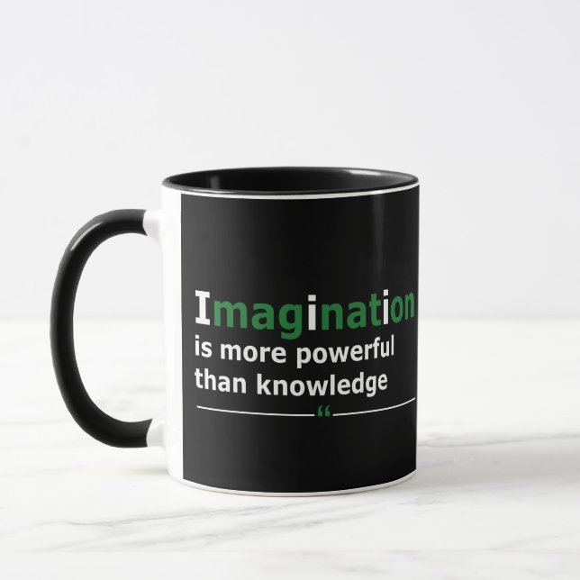 Motivational life quote mug (Left)