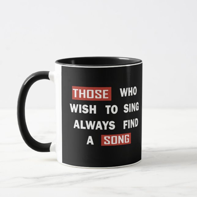 Motivational life quotes mug (Left)