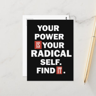 Motivational life success quotes postcard