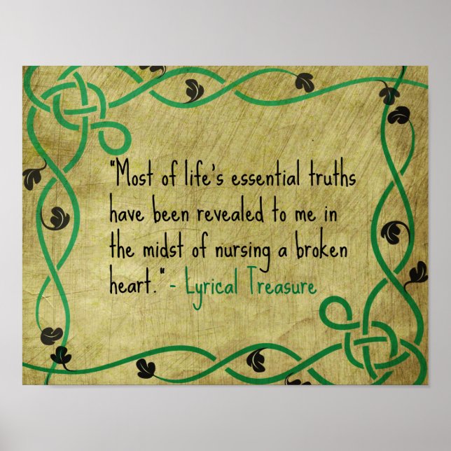 Motivational Life's Essential Truths Poster (Front)