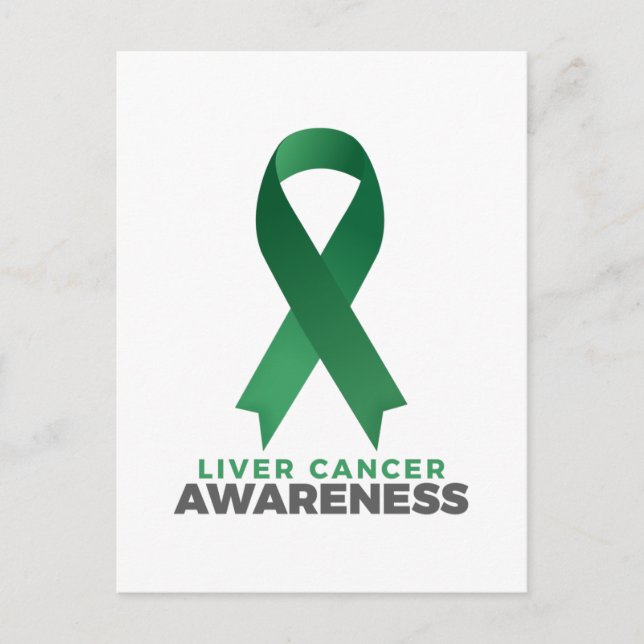 Motivational Liver Cancer Awareness quotes sayings Postcard (Front)