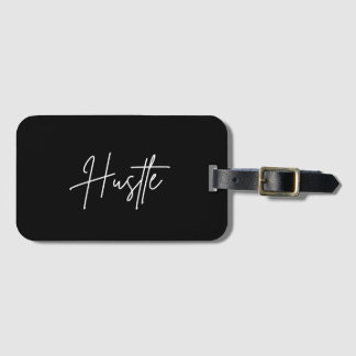 Motivational luggage tag for business travel