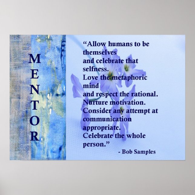 Motivational Mentor Poster (Front)
