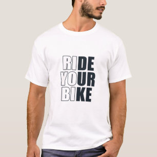 motivational mountain biking quote T-Shirt