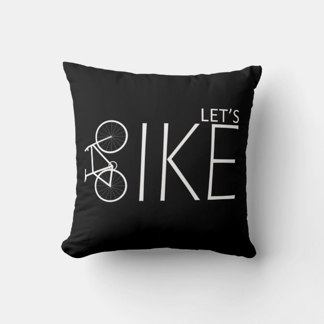Motivational mountain biking quotes cushion (Front)