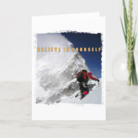 Motivational mountain climber