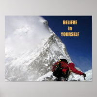 Motivational mountain climber