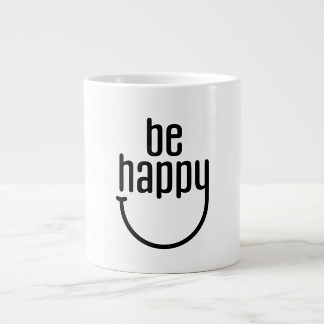 motivational mug, inspirational coffee mug, you go large coffee mug (Front)