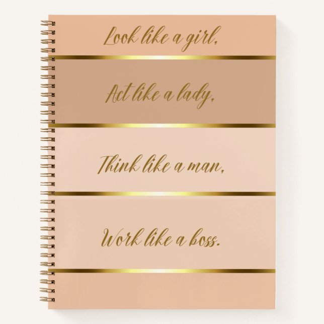 Motivational Notebook  (Front)