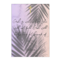 Motivational Palm Leaf  Blessings Acrylic Wall Art