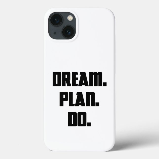 Motivational Phone Case for Hustlers & Go-Getters (Back)