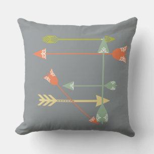 Motivational Pillow - Focus - Arrow Motif