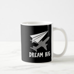 Motivational Pilot Aerospace Engineer Dream Paper Coffee Mug