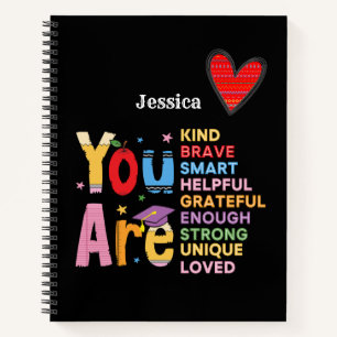 Motivational Positive Affirmations  Notebook