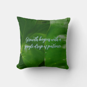 Motivational positive customisable cushion