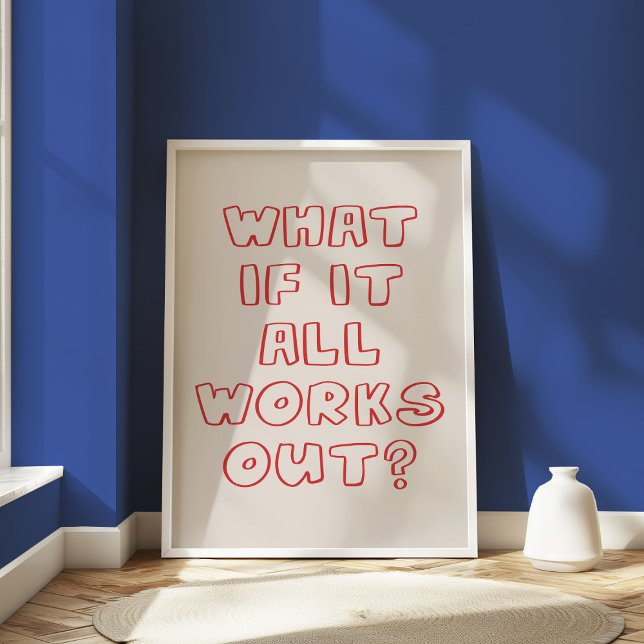 Motivational Positive Quote Minimal Handwritten Poster (Creator Uploaded)