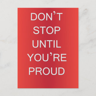 Motivational Postcard