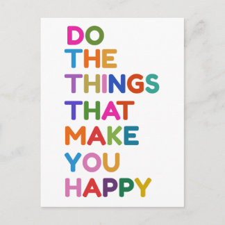 motivational postcard
