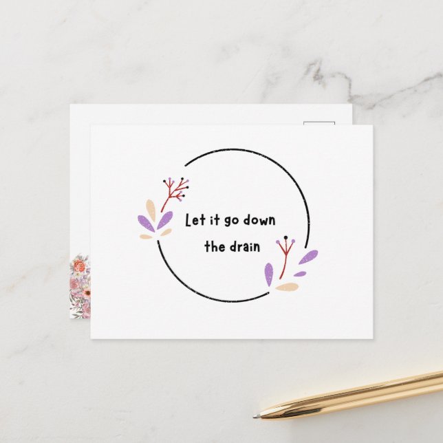 Motivational  postcard (Front/Back In Situ)