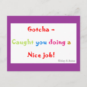 Motivational Postcard