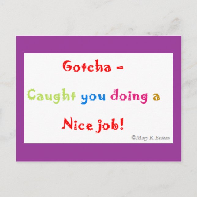 Motivational Postcard (Front)
