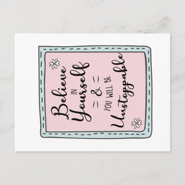 Motivational Postcard Printable (Front)