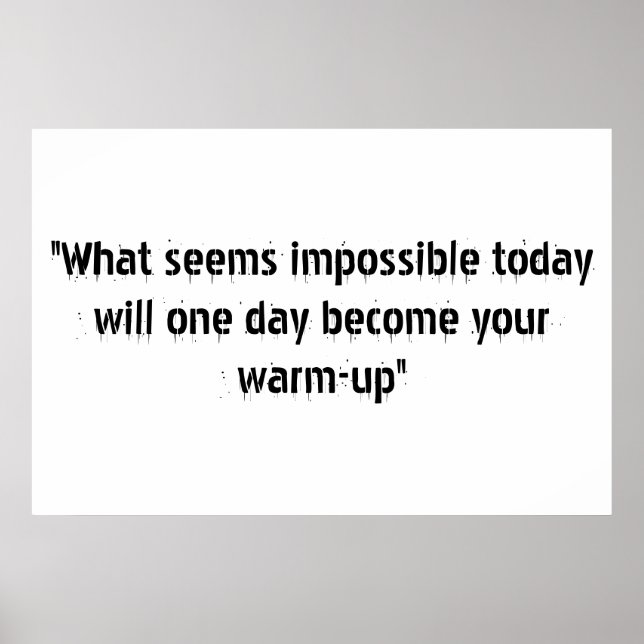 Motivational Poster (Front)