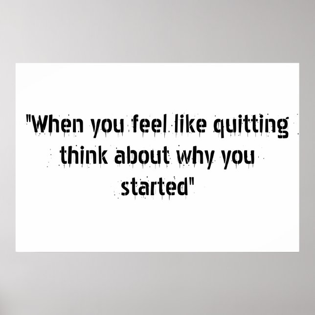 Motivational Poster (Front)