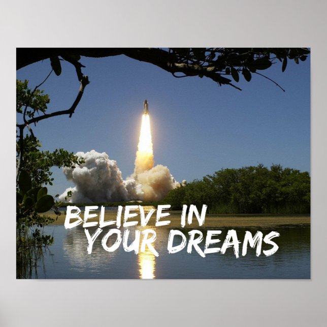 Motivational Poster - Believe In Your Dreams (Front)
