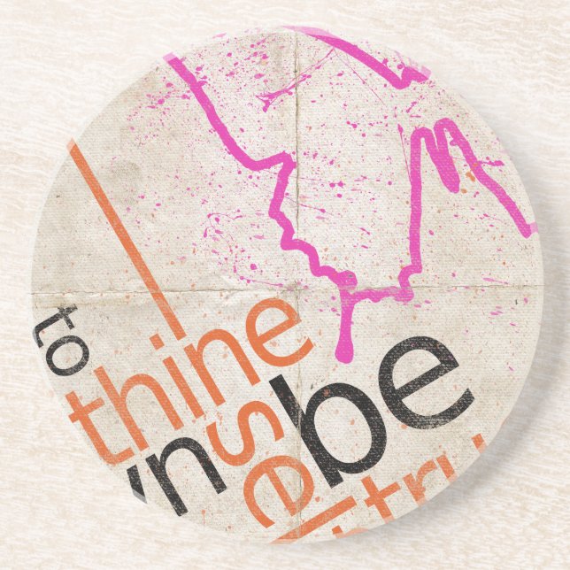 Motivational Poster Coaster (Front)